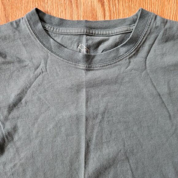 Original Use Pullover Tshirt Medium Casual Tee Crew Neck Short Sleeve Teal Green - Picture 3 of 5